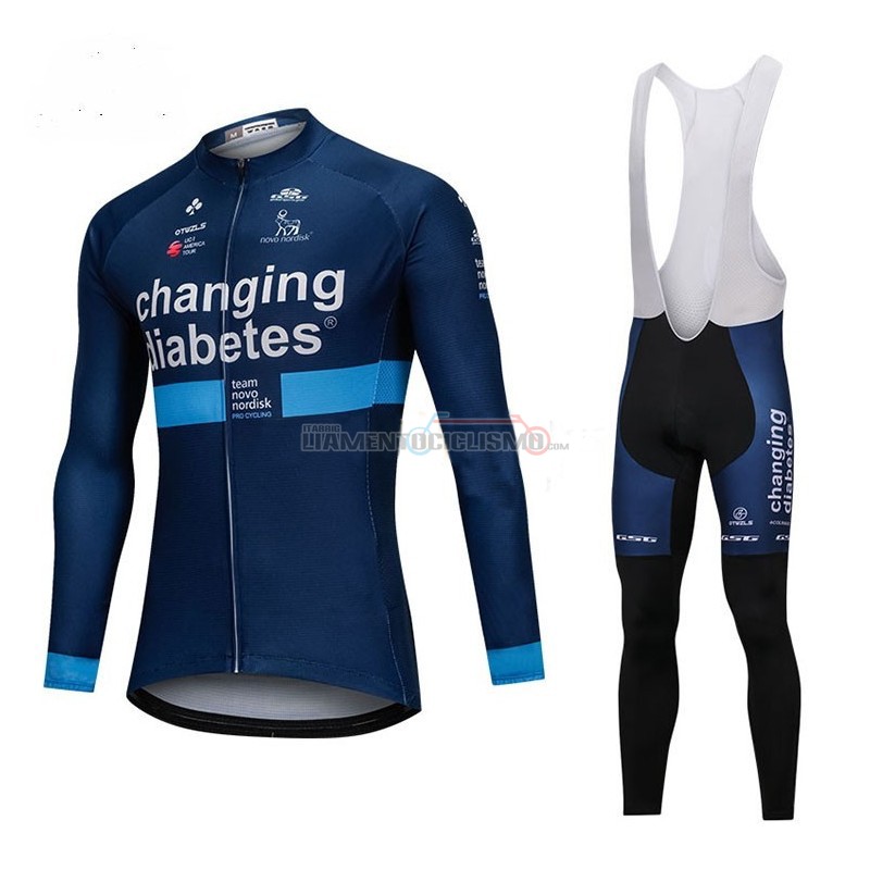 Abbigliamento Ciclismo Novo Nordisk ML 2018 Blu